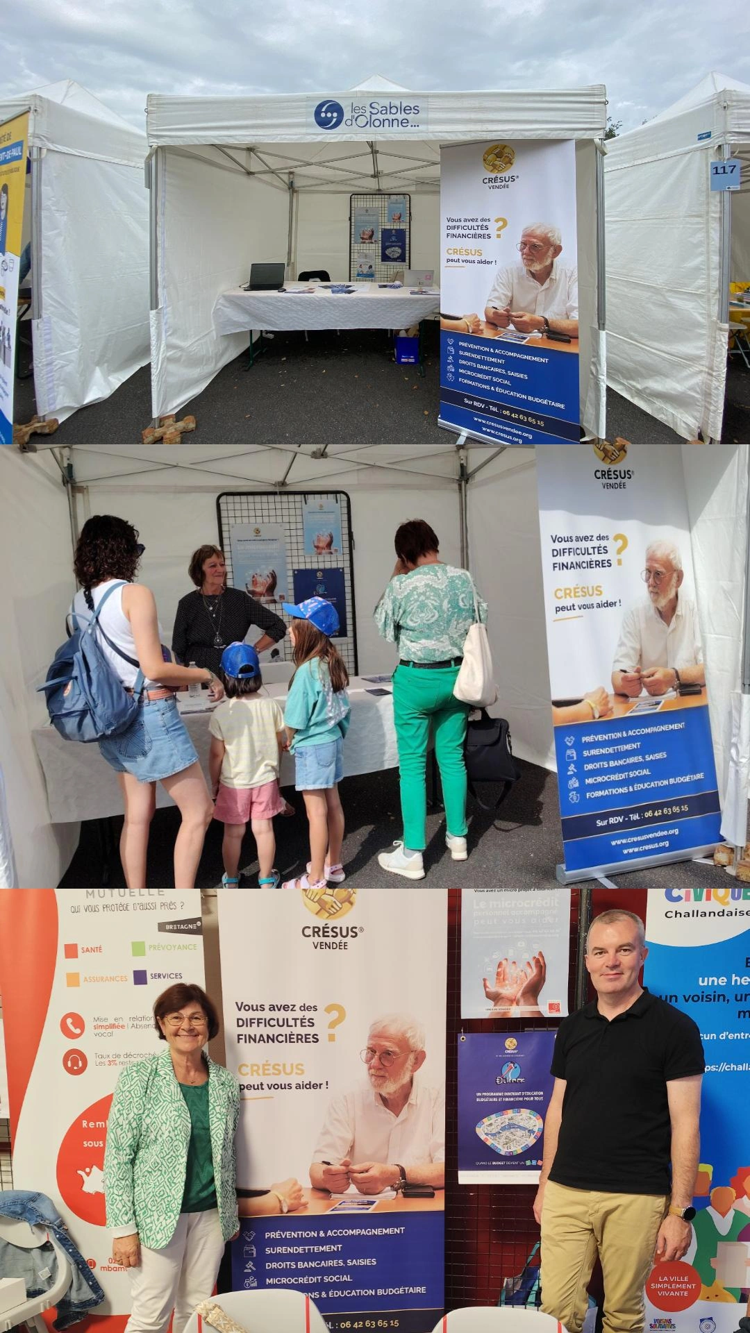 CRÉSUS Vendée : présent aux forums des associations de Challans et des Sables d'Olonne